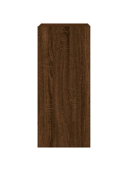 Nástěnné TV skříňky s LED 2 ks hnědý dub 30,5 x 35 x 70 cm