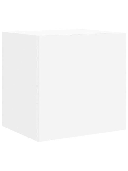Nástěnná TV skříňka s LED osvětlením bílá 40,5 x 35 x 40 cm