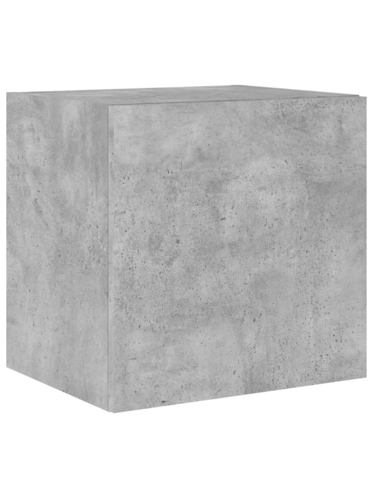 Nástěnná TV skříňka s LED osvětlením betonově šedá 40,5x35x40cm