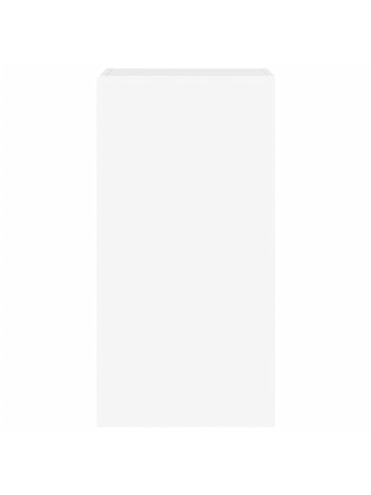 Nástěnná TV skříňka s LED osvětlením bílá 40,5 x 35 x 80 cm