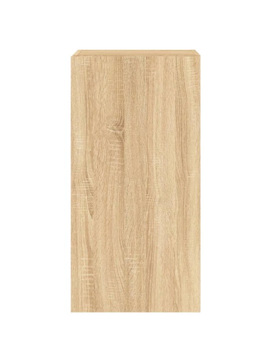 Nástěnná TV skříňka s LED osvětlením dub sonoma 40,5x35x80 cm