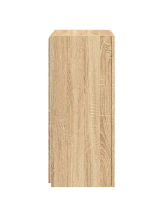 Nástěnná TV skříňka s LED osvětlením dub sonoma 40,5x35x80 cm