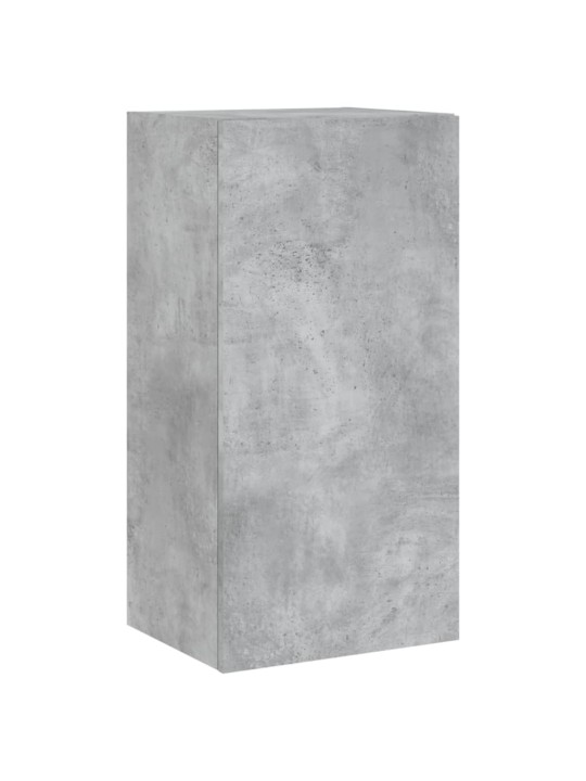 Nástěnná TV skříňka s LED osvětlením betonově šedá 40,5x35x80cm