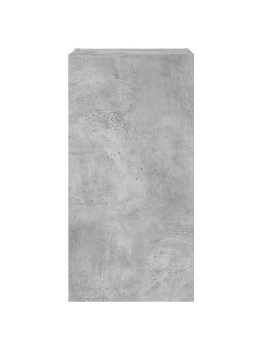 Nástěnná TV skříňka s LED osvětlením betonově šedá 40,5x35x80cm