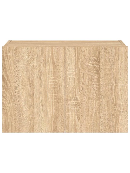 Nástěnná TV skříňka s LED osvětlením dub sonoma 60 x 35 x 41 cm