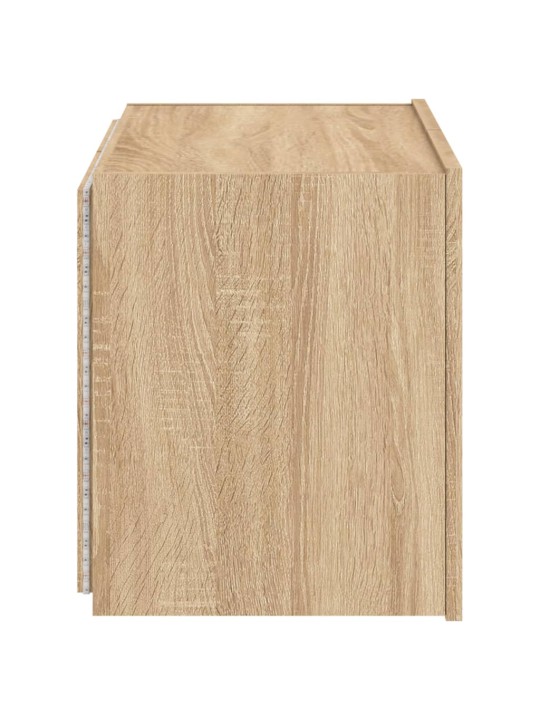 Nástěnná TV skříňka s LED osvětlením dub sonoma 60 x 35 x 41 cm