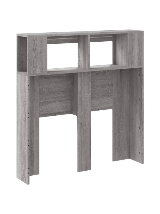 Čelo postele s LED šedé sonoma 100 x 18,5 x 103,5 cm kompozit