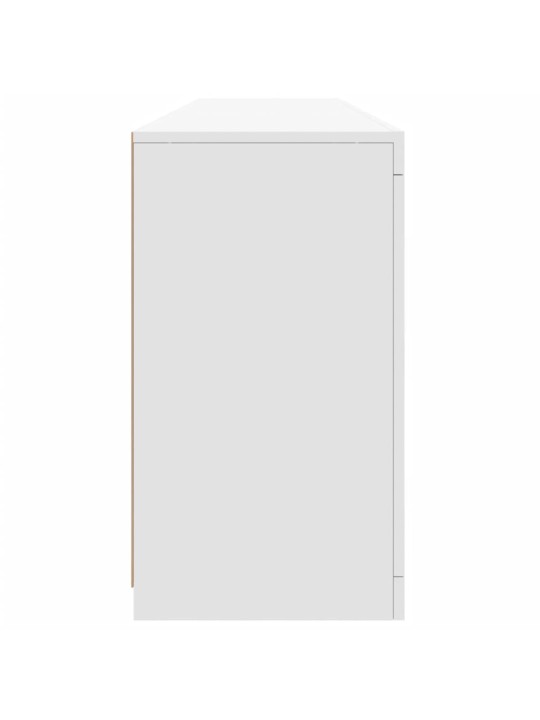 Příborník s LED osvětlením bílý 162 x 37 x 67 cm