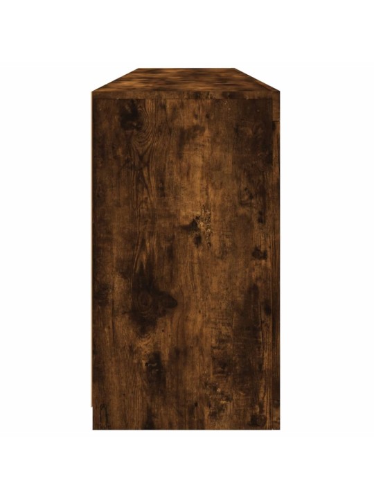 Příborník s led osvětlením kouřový dub 162 x 37 x 67 cm