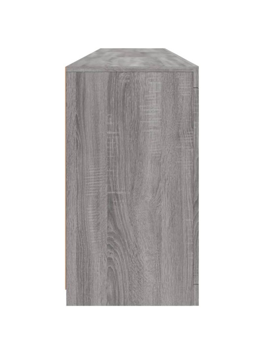 Příborník s led osvětlením šedý sonoma 181,5 x 37 x 67 cm