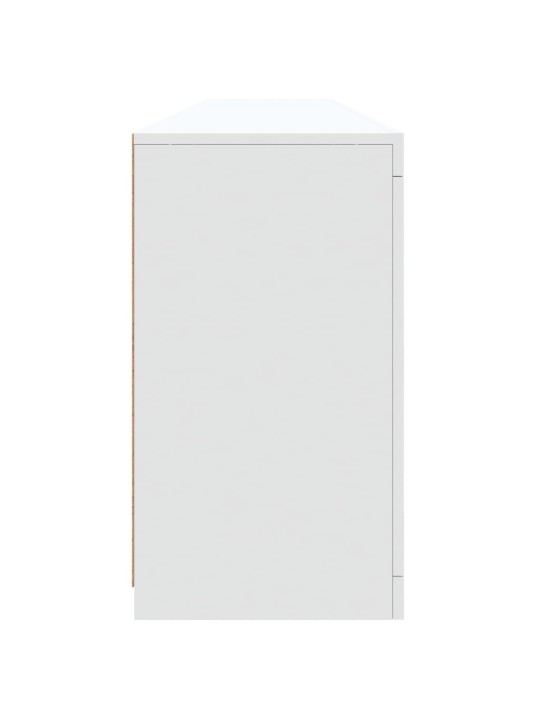 Příborník s LED osvětlením bílý 202 x 37 x 67 cm