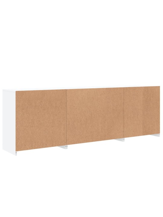 Příborník s LED osvětlením bílý 202 x 37 x 67 cm