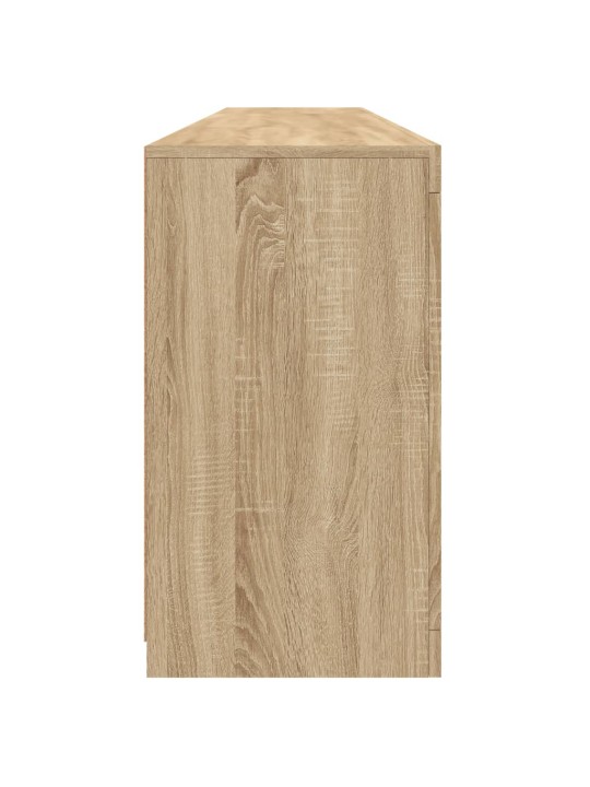 Příborník s LED osvětlením dub sonoma 202 x 37 x 67 cm