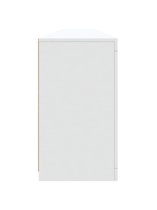 Příborník s LED osvětlením bílý 283 x 37 x 67 cm