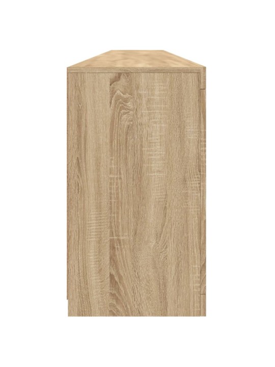 Příborník s LED osvětlením dub sonoma 283 x 37 x 67 cm