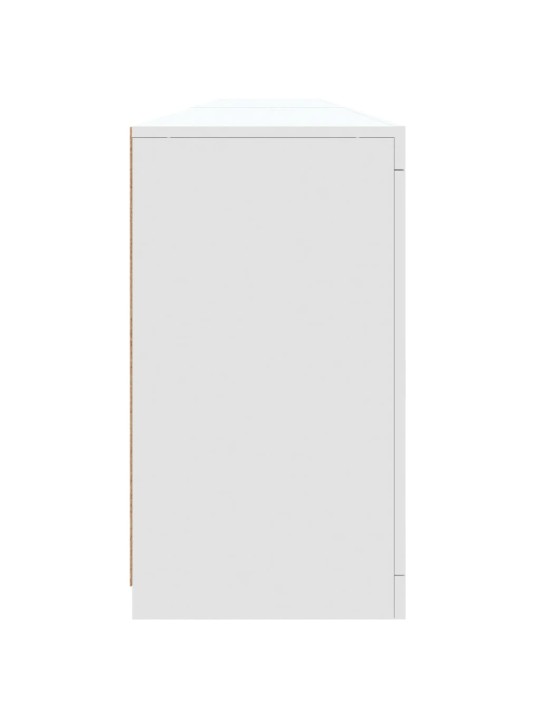 Příborník s LED osvětlením bílý 283 x 37 x 67 cm