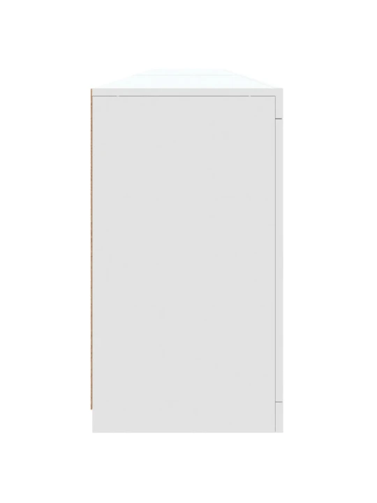 Příborník s LED osvětlením bílý 283 x 37 x 67 cm
