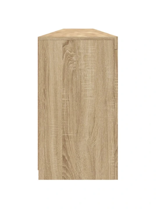 Příborník s LED osvětlením dub sonoma 283 x 37 x 67 cm