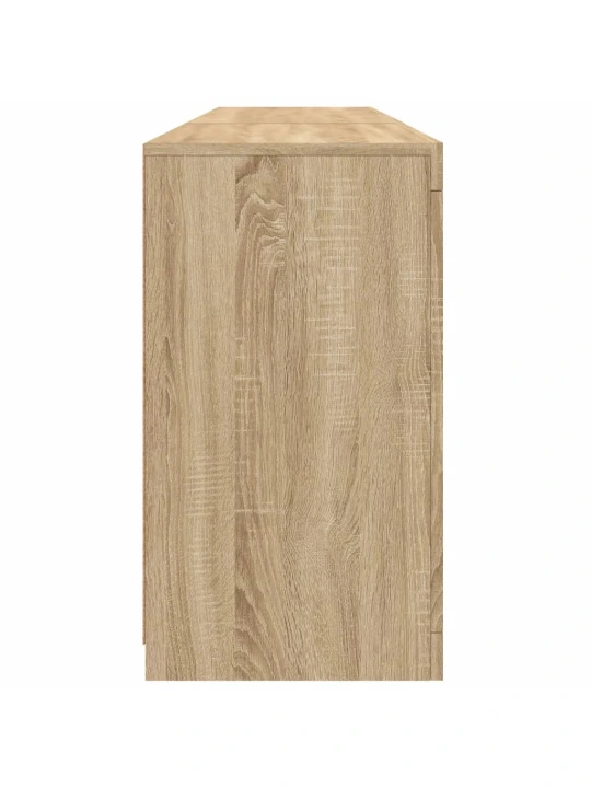 Příborník s LED osvětlením dub sonoma 162 x 37 x 67 cm