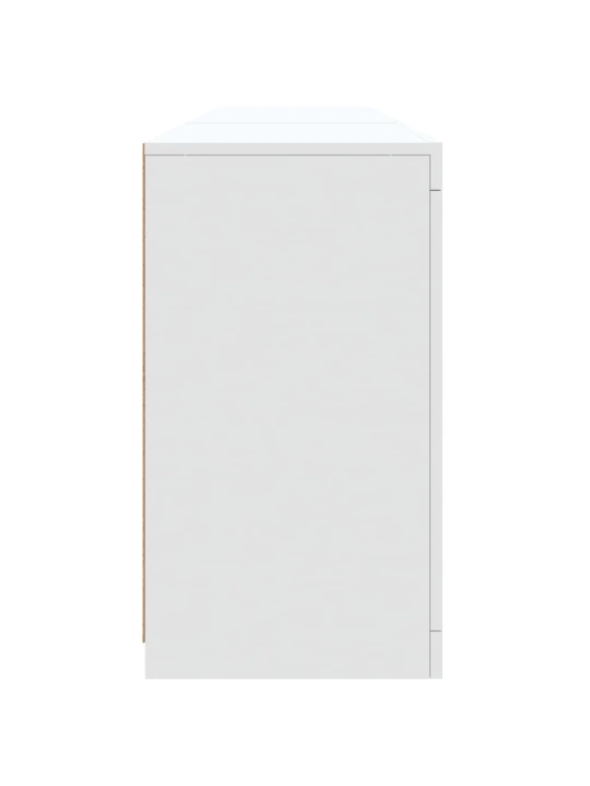 Příborník s LED osvětlením bílý 181,5 x 37 x 67 cm