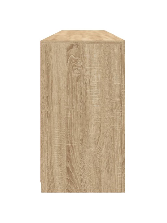 Příborník s LED osvětlením dub sonoma 181,5 x 37 x 67 cm