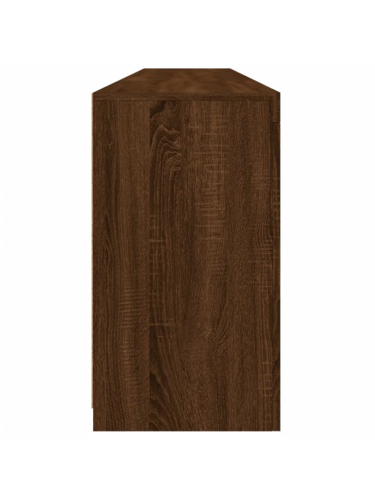 Příborník s LED osvětlením hnědý dub 202 x 37 x 67 cm