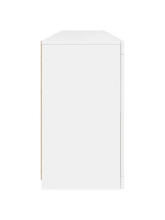 Příborník s LED osvětlením bílý 164 x 37 x 67 cm