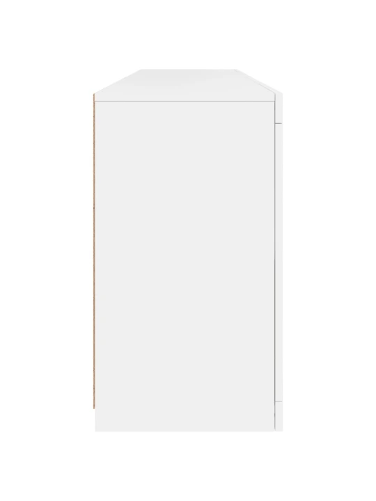 Příborník s LED osvětlením bílý 164 x 37 x 67 cm