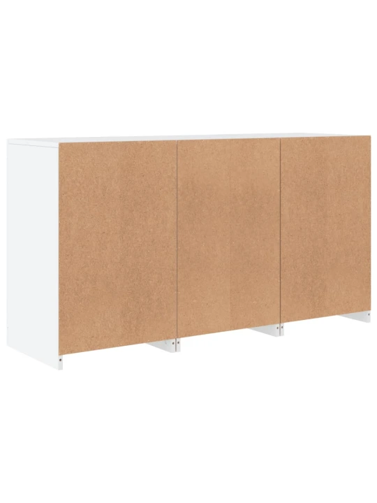 Příborník s LED osvětlením bílý 123 x 37 x 67 cm