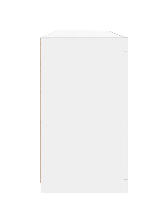 Příborník s LED osvětlením bílý 142,5 x 37 x 67 cm