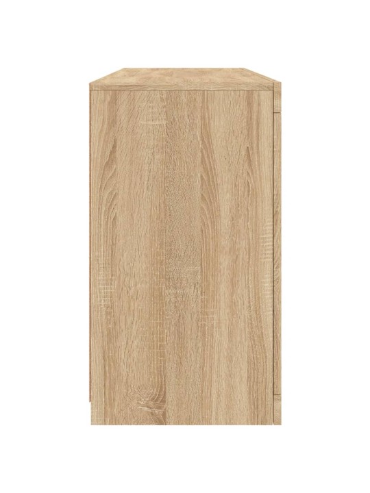 Příborník s led osvětlením dub sonoma 142,5 x 37 x 67 cm