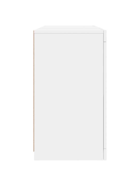 Příborník s LED osvětlením bílý 123 x 37 x 67 cm