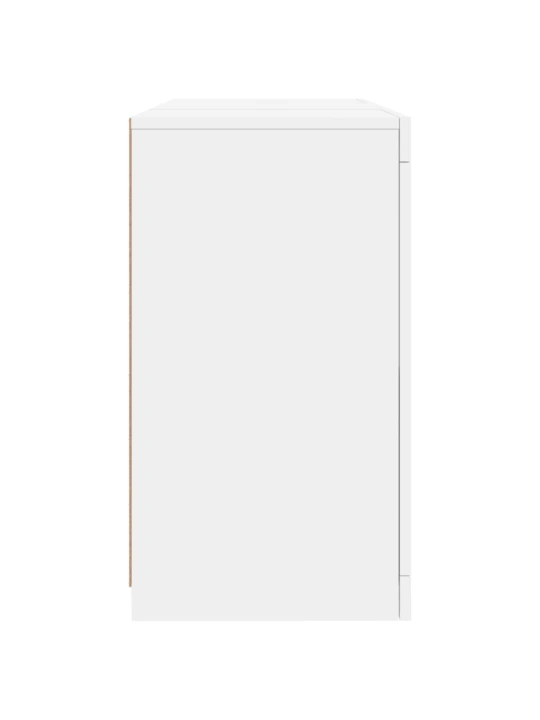 Příborník s LED osvětlením bílý 123 x 37 x 67 cm