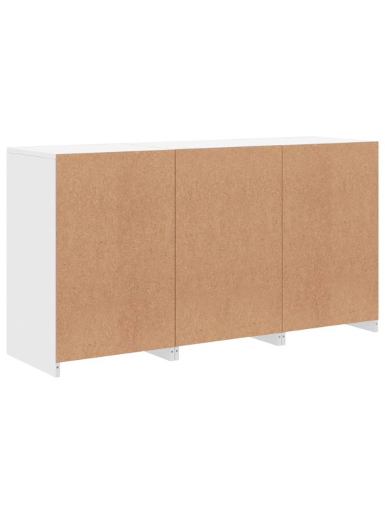 Příborník s LED osvětlením bílý 123 x 37 x 67 cm