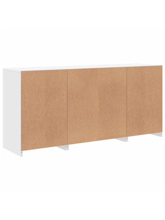 Příborník s LED osvětlením bílý 142,5 x 37 x 67 cm