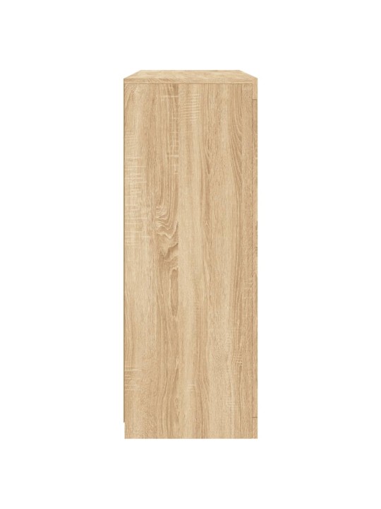 Příborníky s LED osvětlením 3 ks dub sonoma kompozitní dřevo