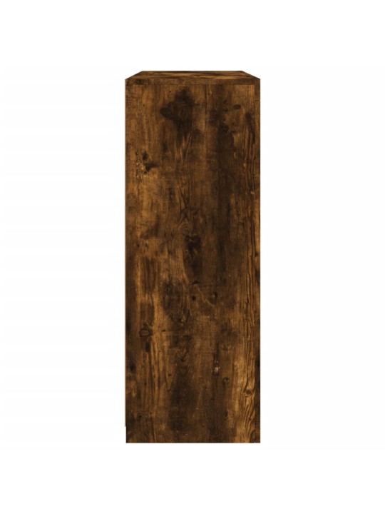 Příborníky s LED osvětlením 3 ks kouřový dub kompozitní dřevo