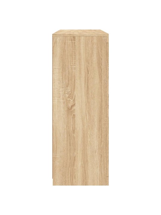 Příborníky s LED osvětlením 3 ks dub sonoma kompozitní dřevo
