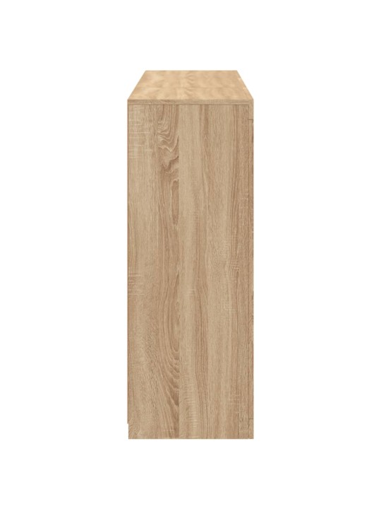 Příborníky s LED osvětlením 3 ks dub sonoma kompozitní dřevo