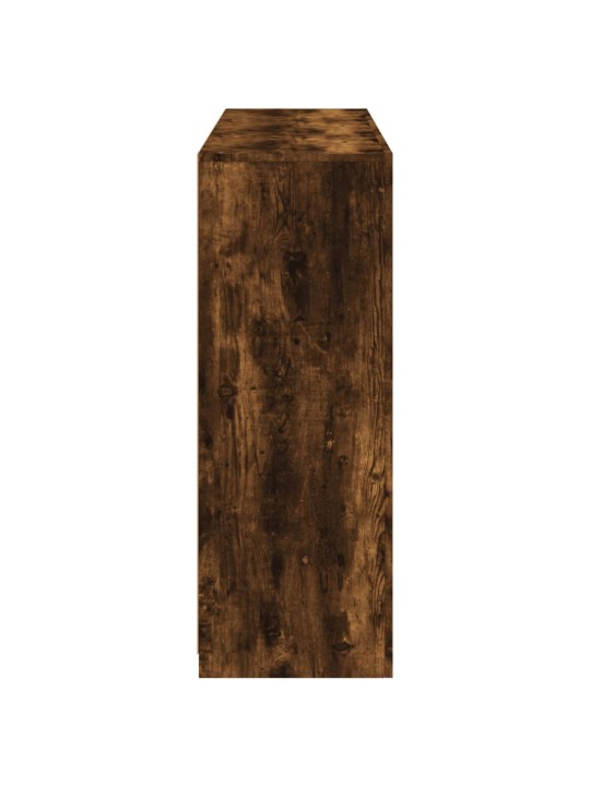 Příborníky s LED osvětlením 3 ks kouřový dub kompozitní dřevo