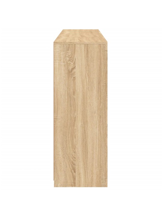 Příborníky s LED osvětlením 3 ks dub sonoma kompozitní dřevo