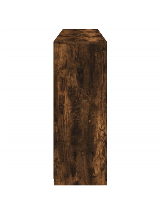 Příborníky s LED osvětlením 3 ks kouřový dub kompozitní dřevo