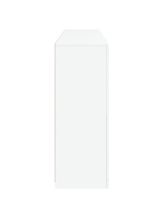 Příborník s LED osvětlením bílý 162 x 37 x 100 cm