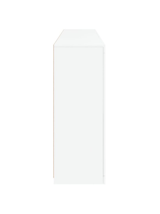 Příborník s LED osvětlením bílý 181,5 x 37 x 100 cm