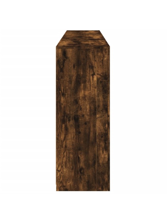 Příborník s LED osvětlením kouřový dub 181,5 x 37 x 100 cm