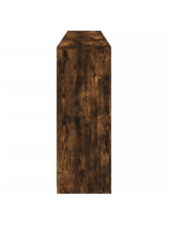 Příborník s LED osvětlením kouřový dub 181,5 x 37 x 100 cm