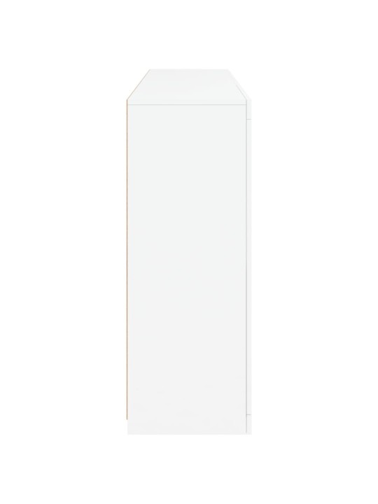 Příborník s LED osvětlením bílý 162 x 37 x 100 cm