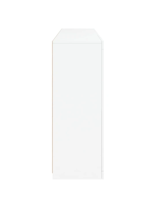 Příborník s LED osvětlením bílý 162 x 37 x 100 cm