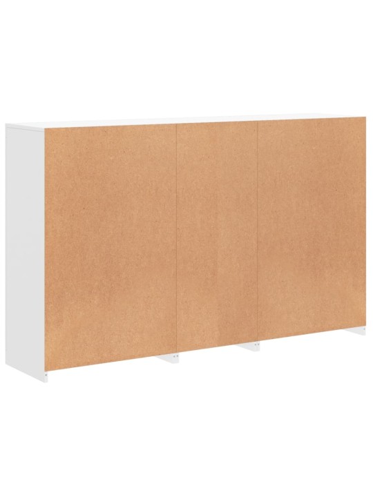 Příborník s LED osvětlením bílý 162 x 37 x 100 cm