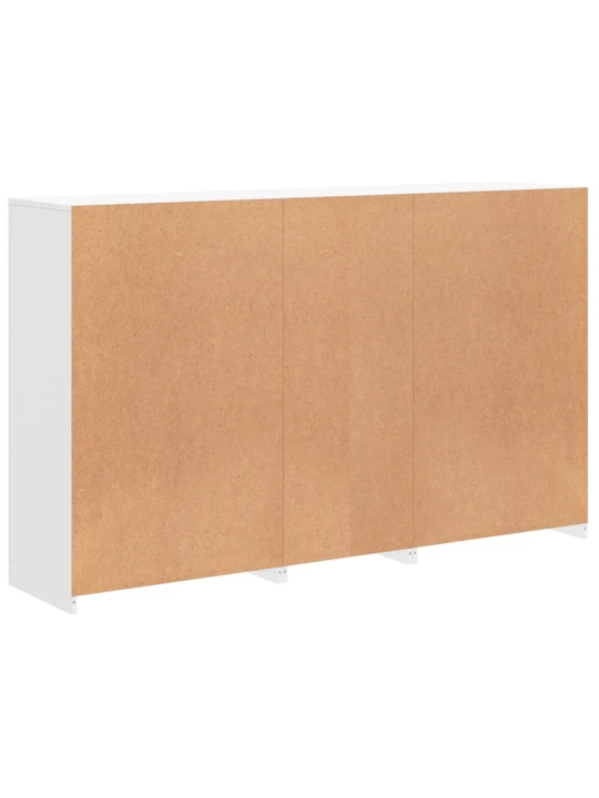 Příborník s LED osvětlením bílý 162 x 37 x 100 cm